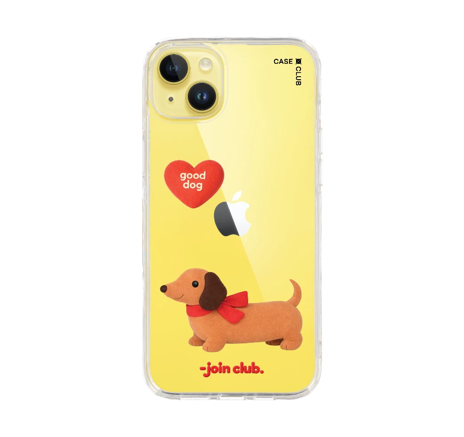 join the club heartful dachshund