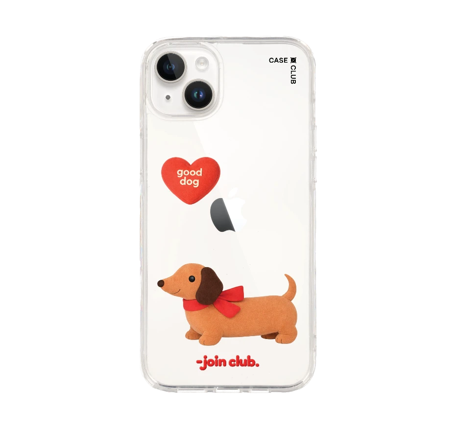 join the club heartful dachshund