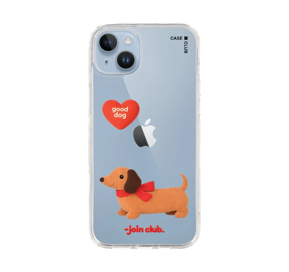 join the club heartful dachshund