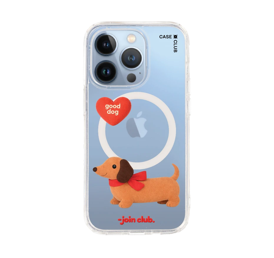 join the club heartful dachshund