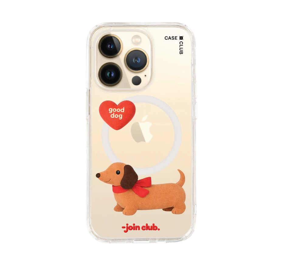 join the club heartful dachshund