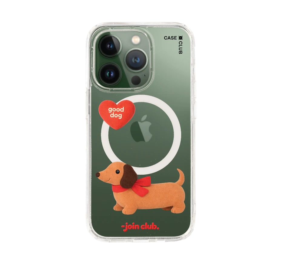 join the club heartful dachshund