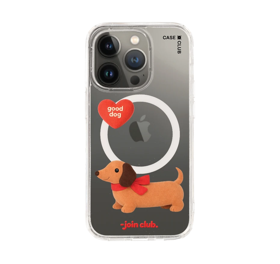 join the club heartful dachshund