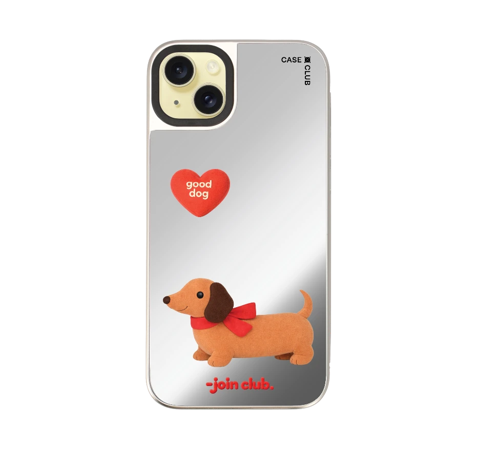 join the club heartful dachshund