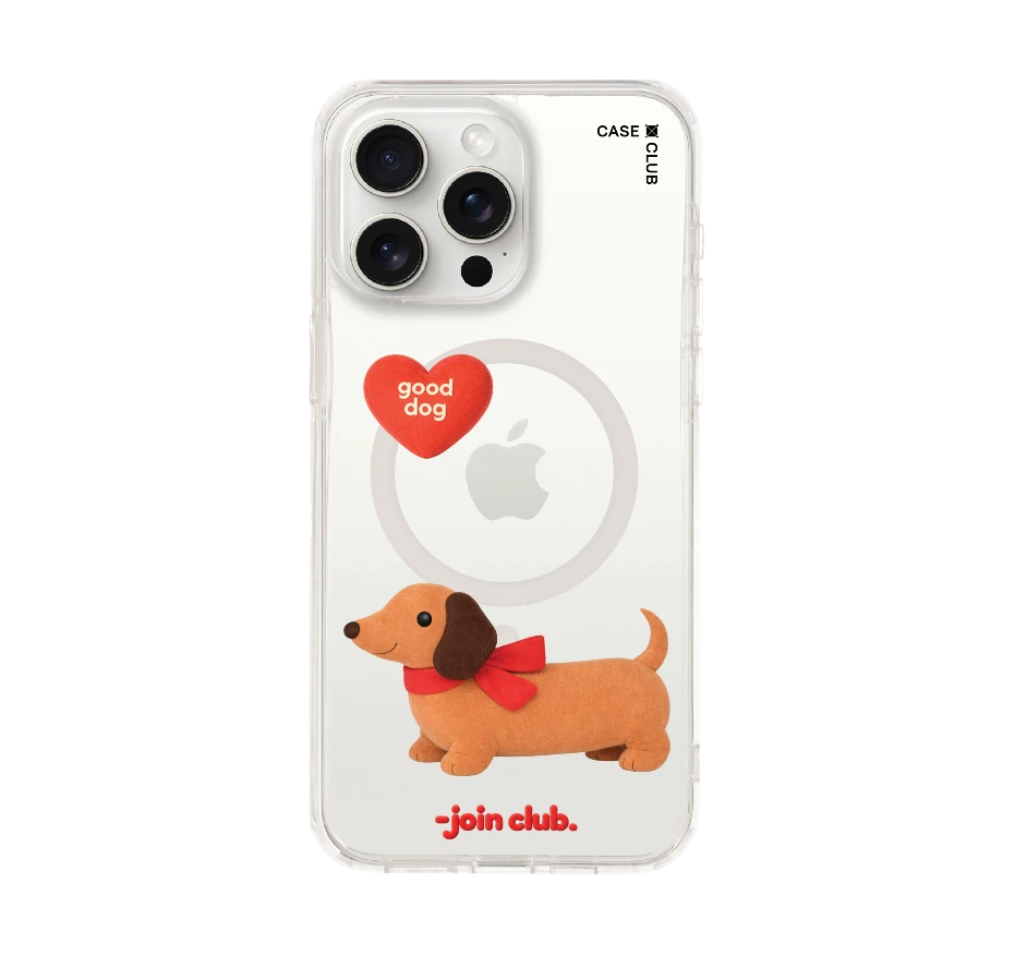 join the club heartful dachshund