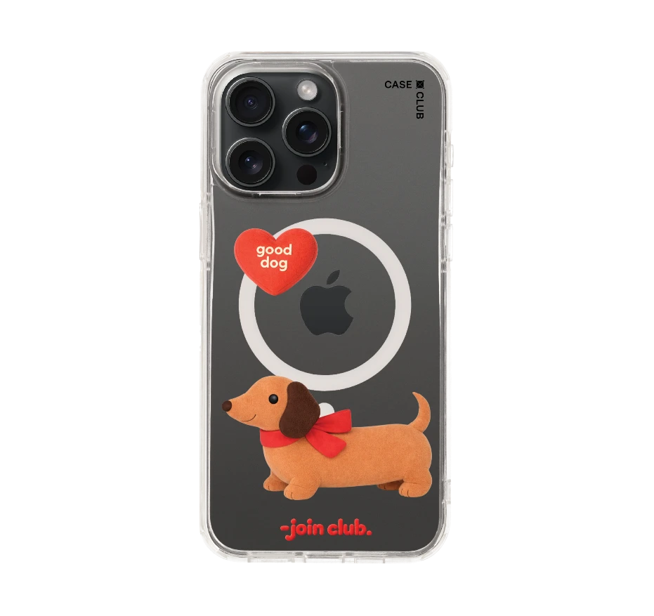 join the club heartful dachshund