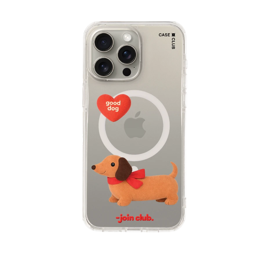 join the club heartful dachshund