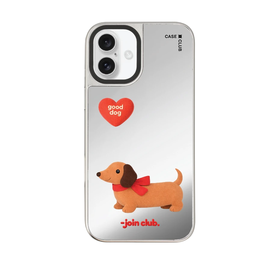 join the club heartful dachshund