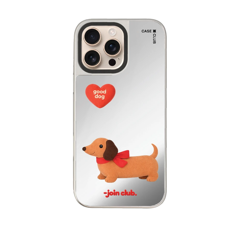 join the club heartful dachshund