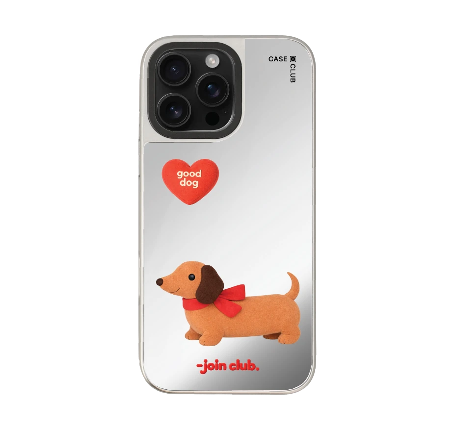 join the club heartful dachshund