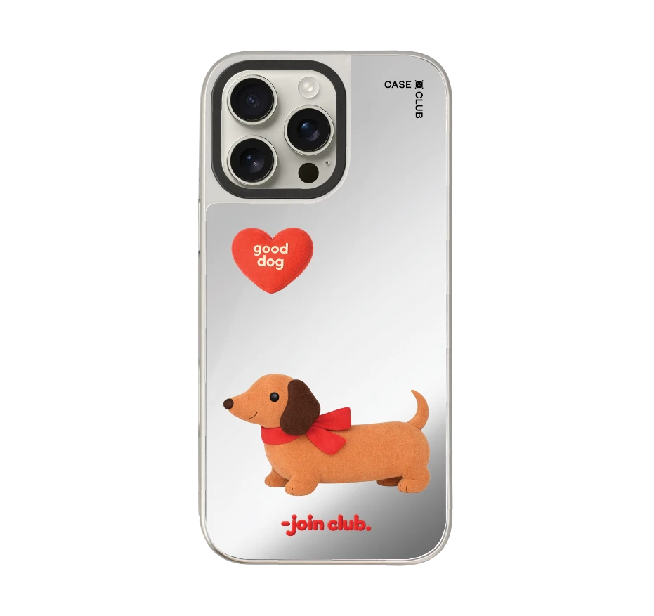 join the club heartful dachshund