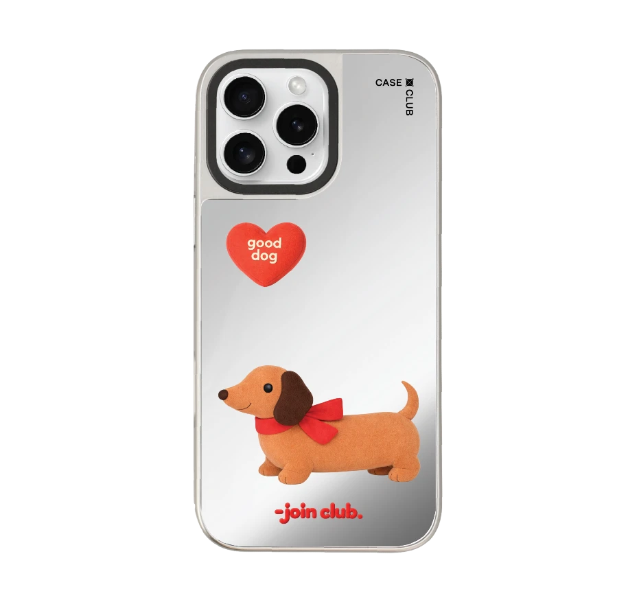 join the club heartful dachshund