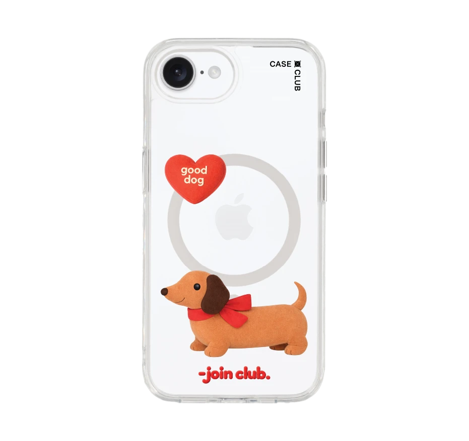 join the club heartful dachshund