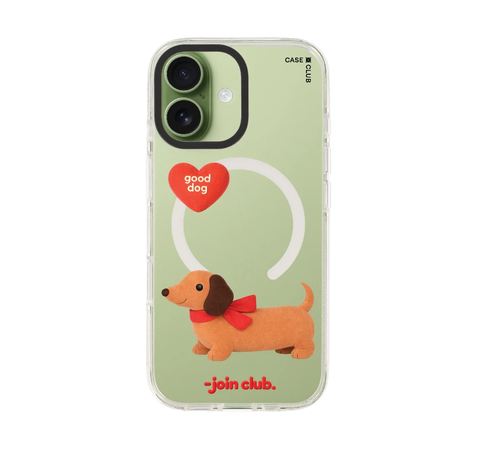 join the club heartful dachshund