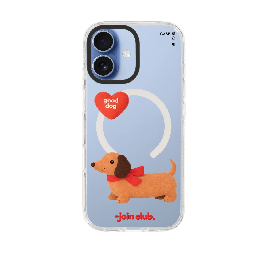 join the club heartful dachshund
