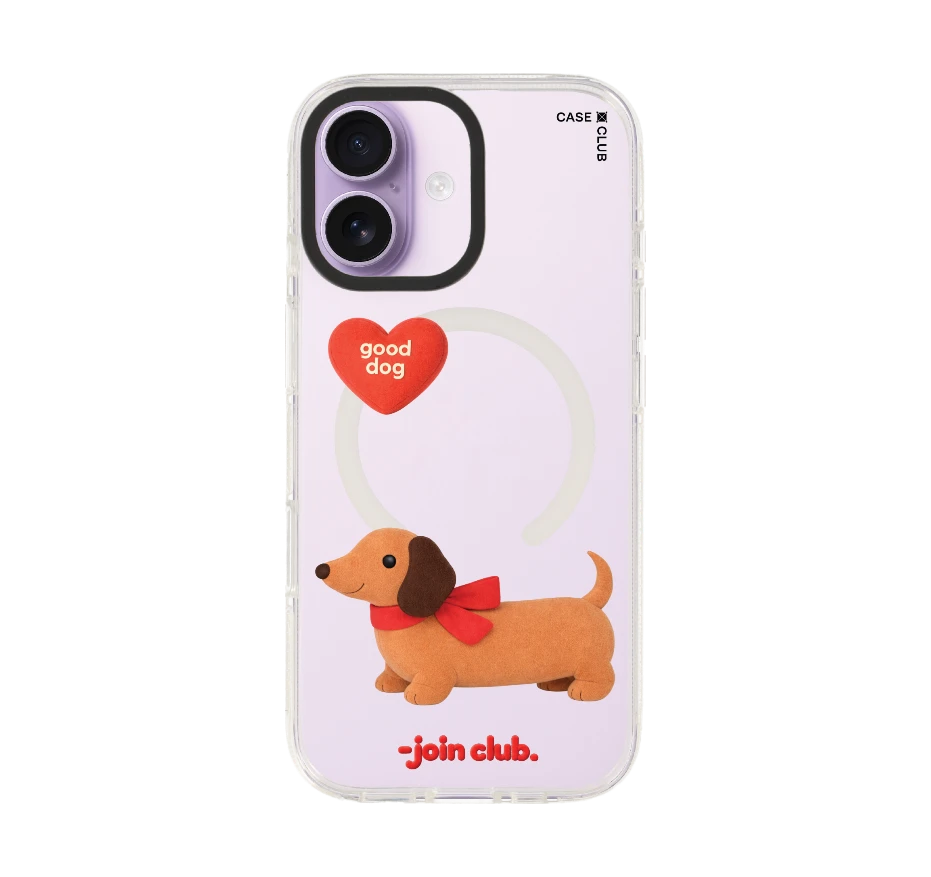 join the club heartful dachshund