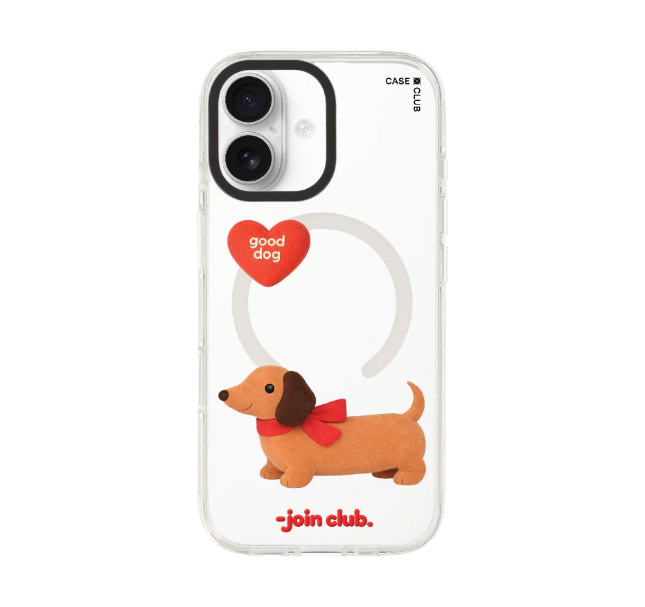 join the club heartful dachshund