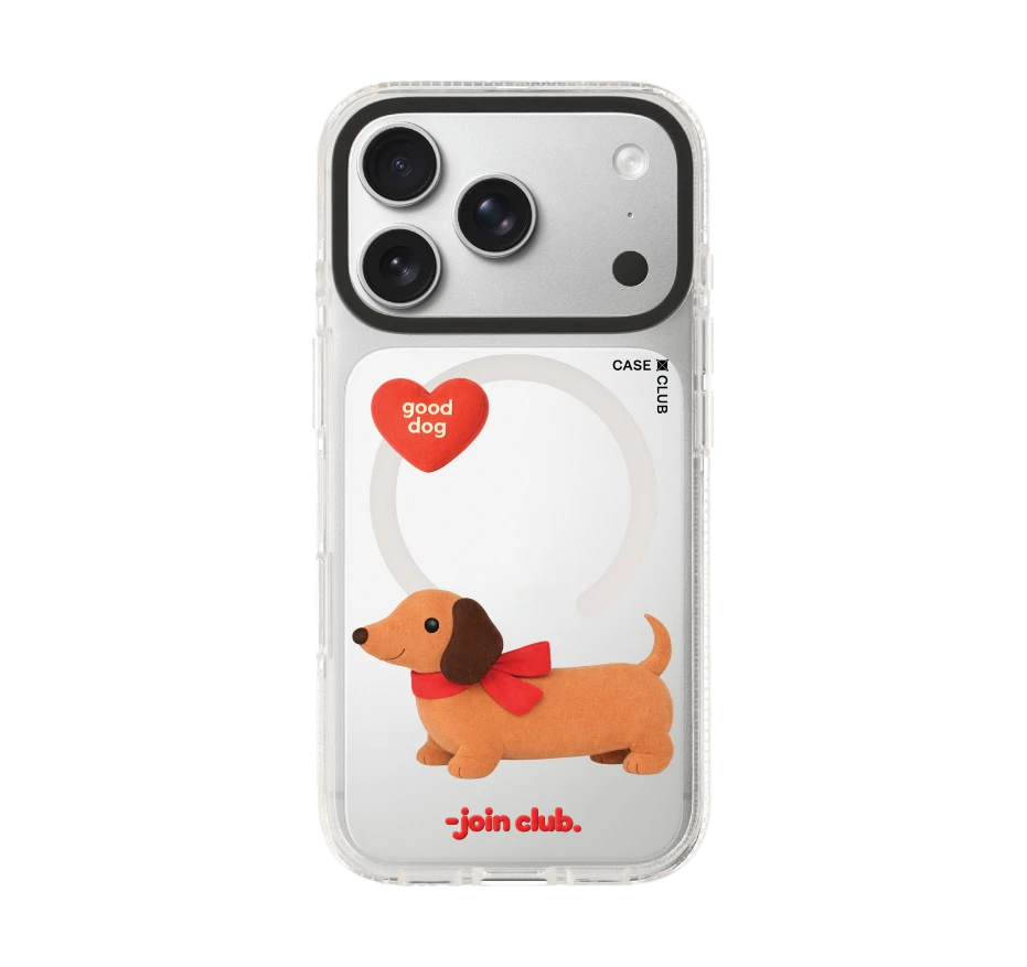 join the club heartful dachshund