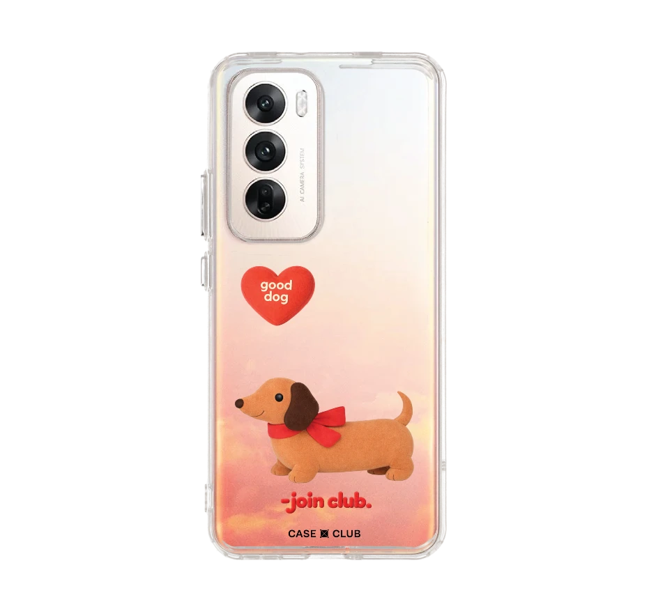 join the club heartful dachshund