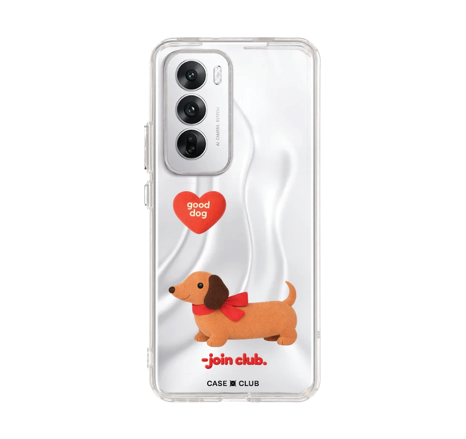 join the club heartful dachshund