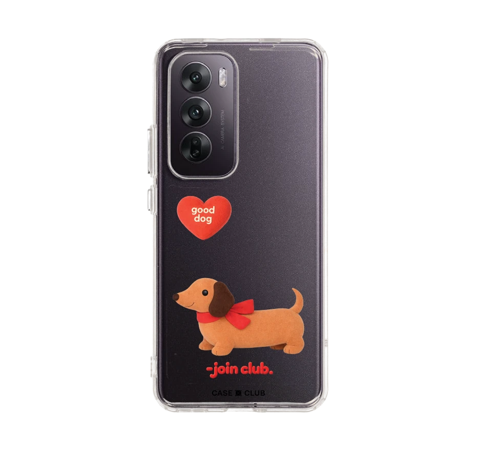join the club heartful dachshund