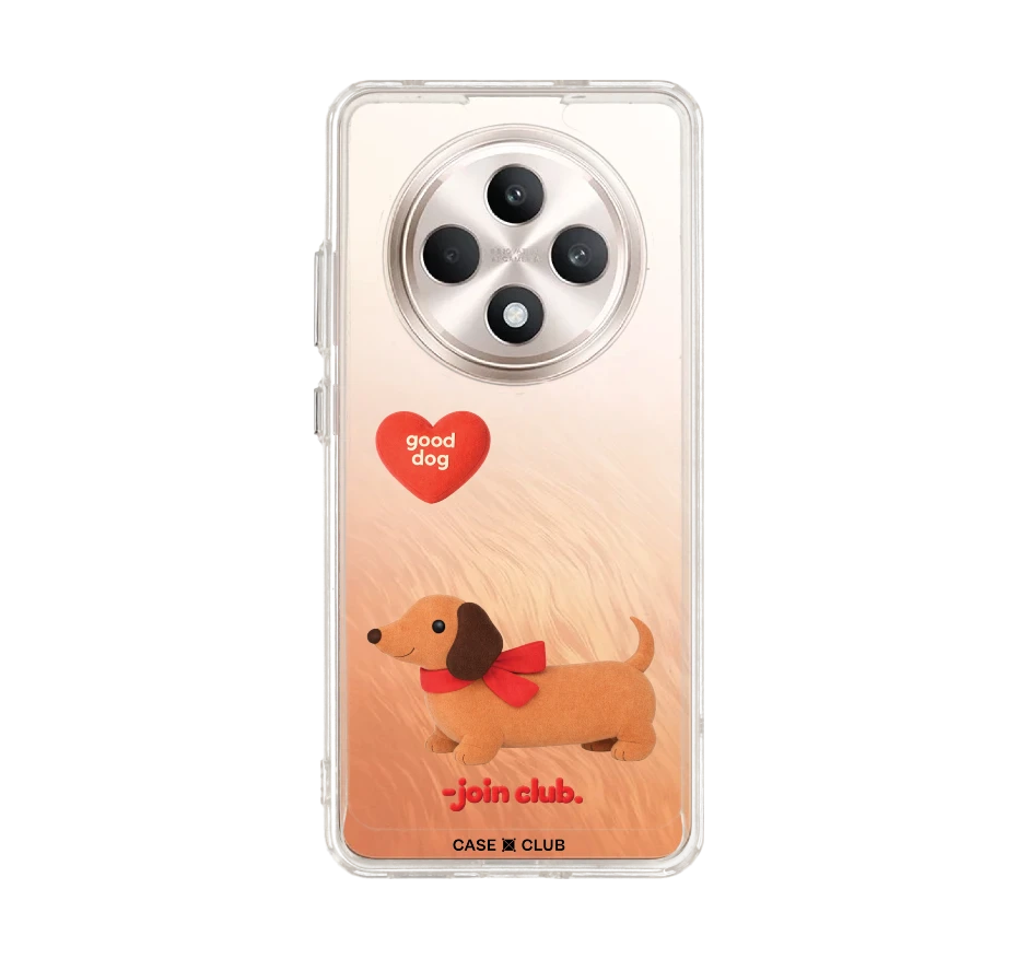 join the club heartful dachshund