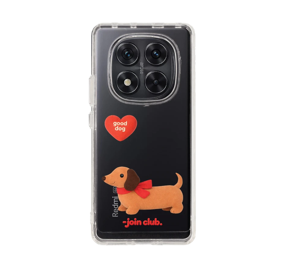 join the club heartful dachshund