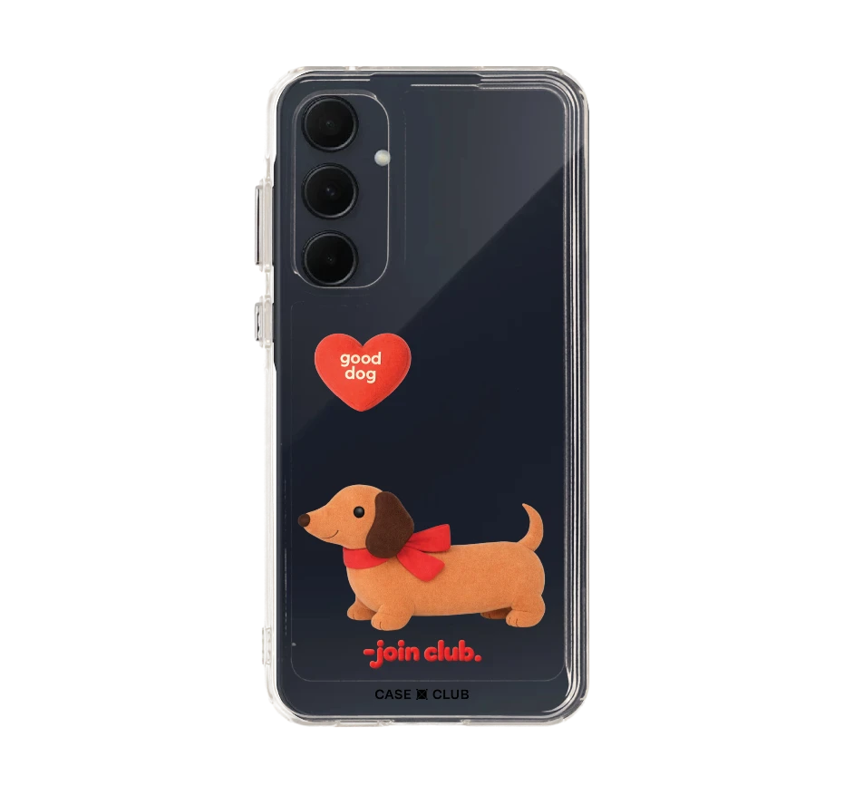 join the club heartful dachshund