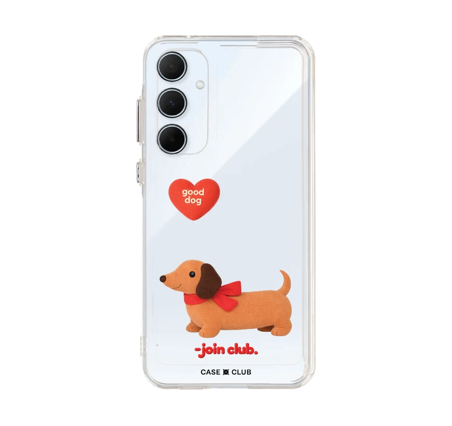 join the club heartful dachshund