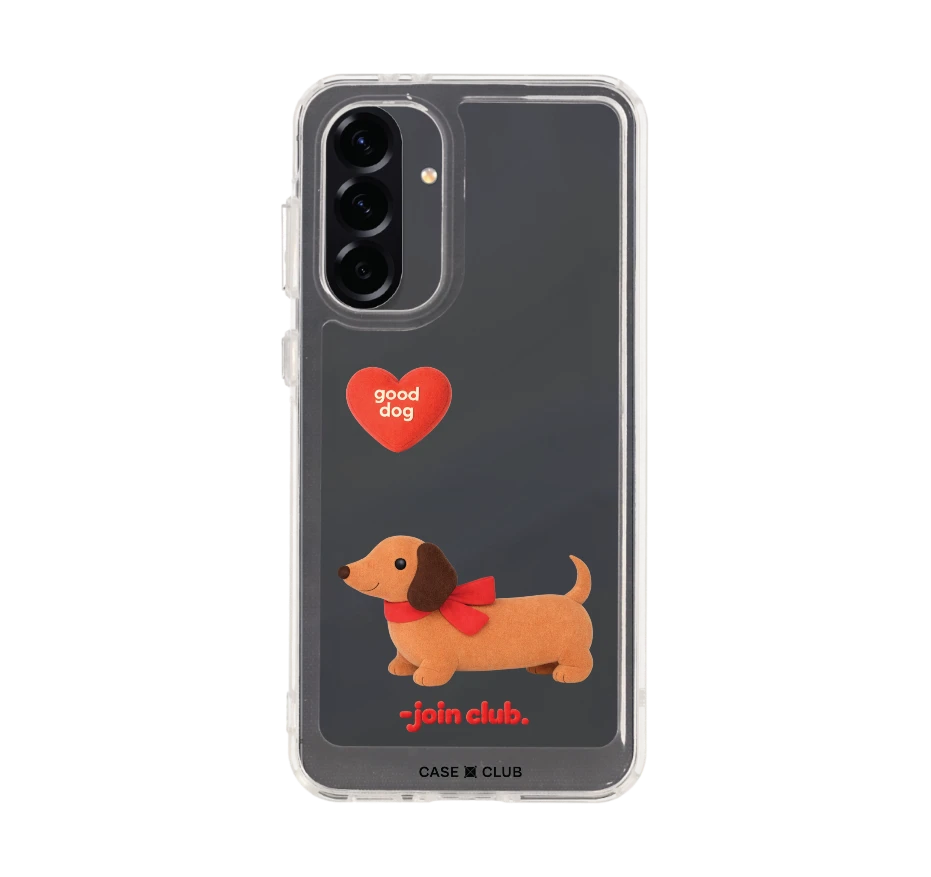 join the club heartful dachshund