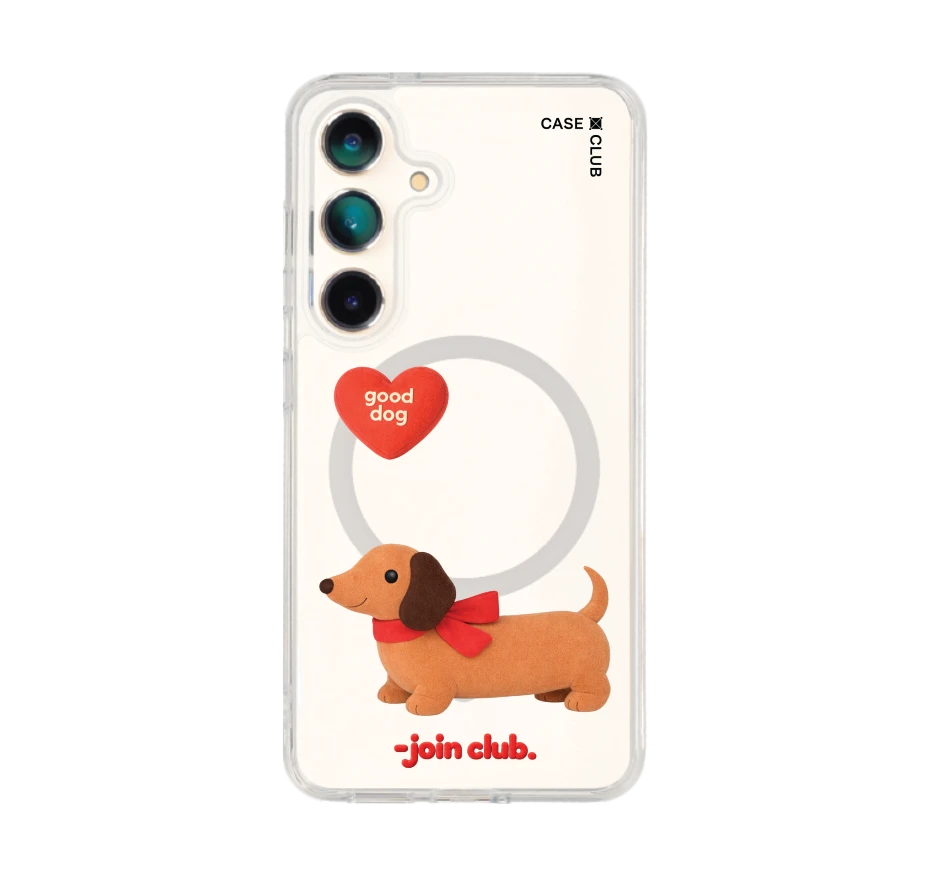 join the club heartful dachshund