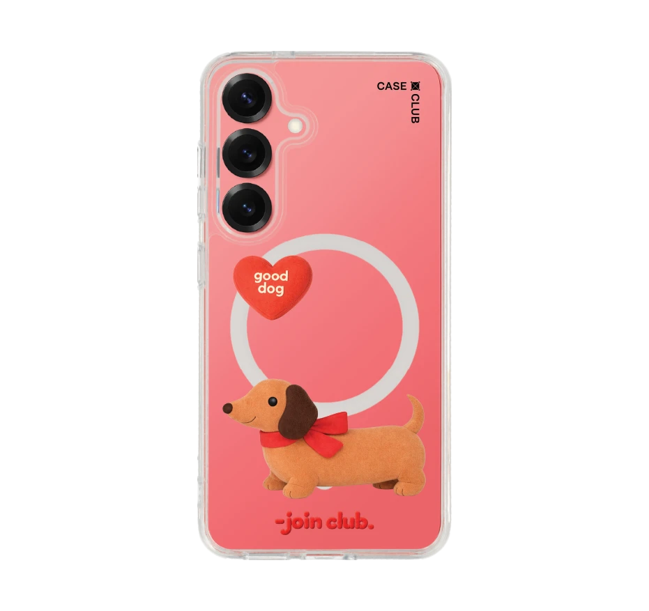 join the club heartful dachshund