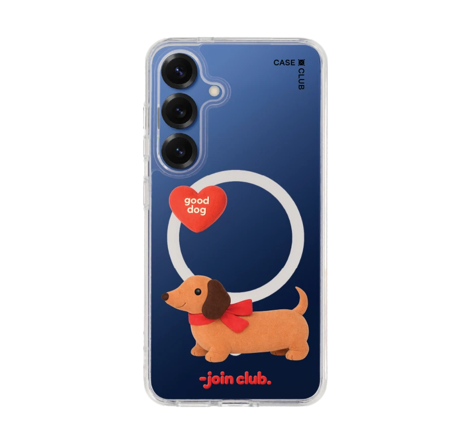join the club heartful dachshund