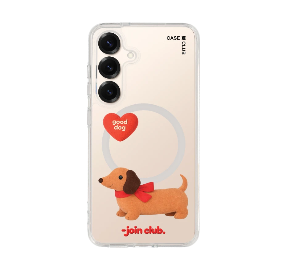 join the club heartful dachshund