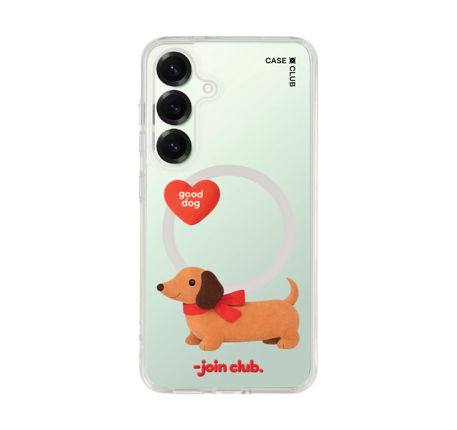 join the club heartful dachshund
