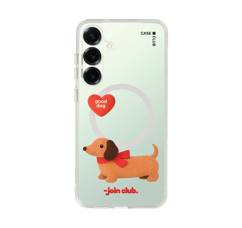 join the club heartful dachshund