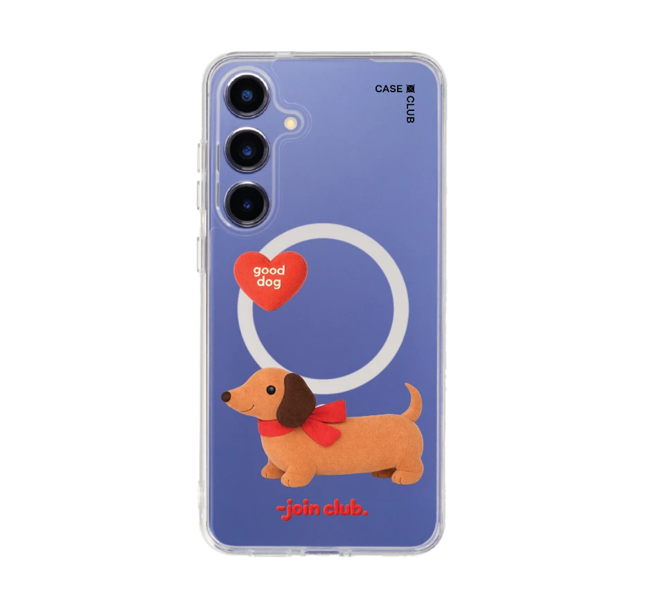 join the club heartful dachshund