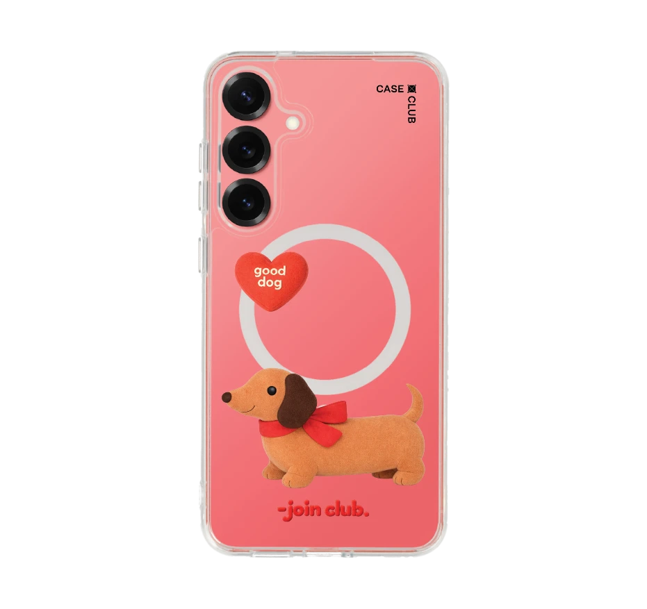 join the club heartful dachshund