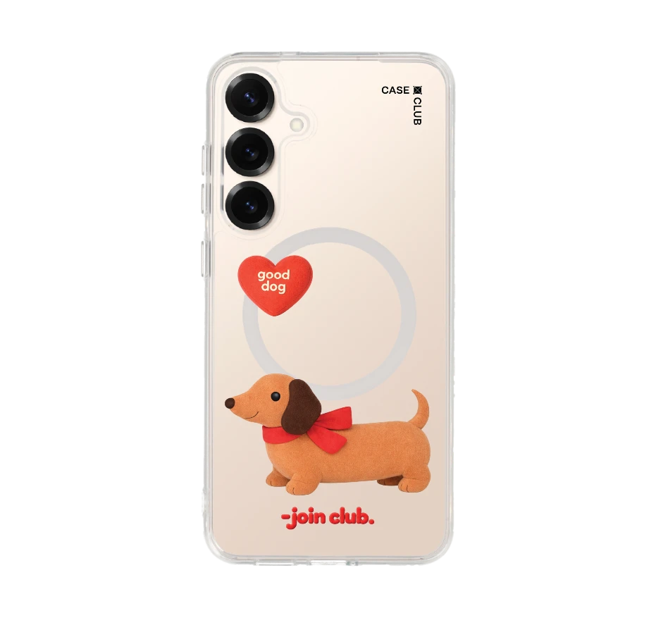 join the club heartful dachshund