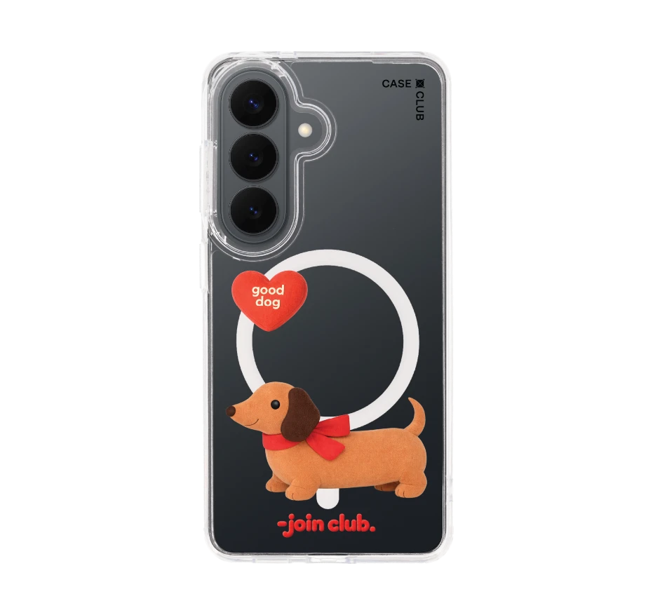 join the club heartful dachshund
