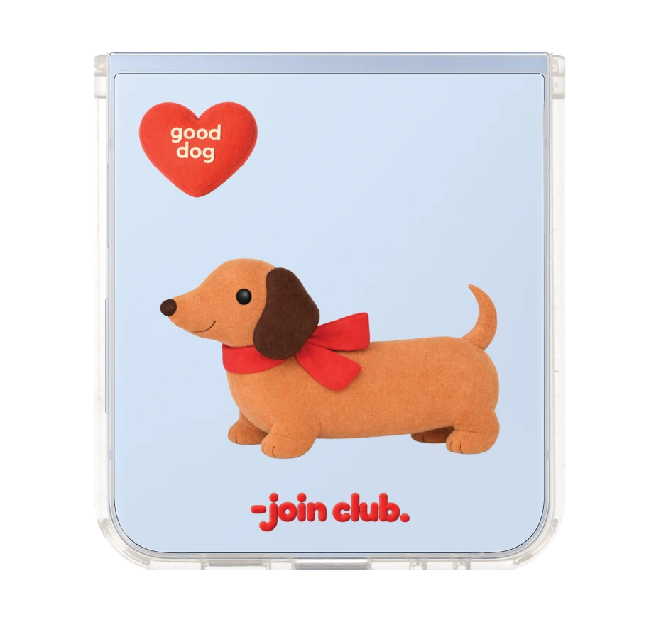 join the club heartful dachshund