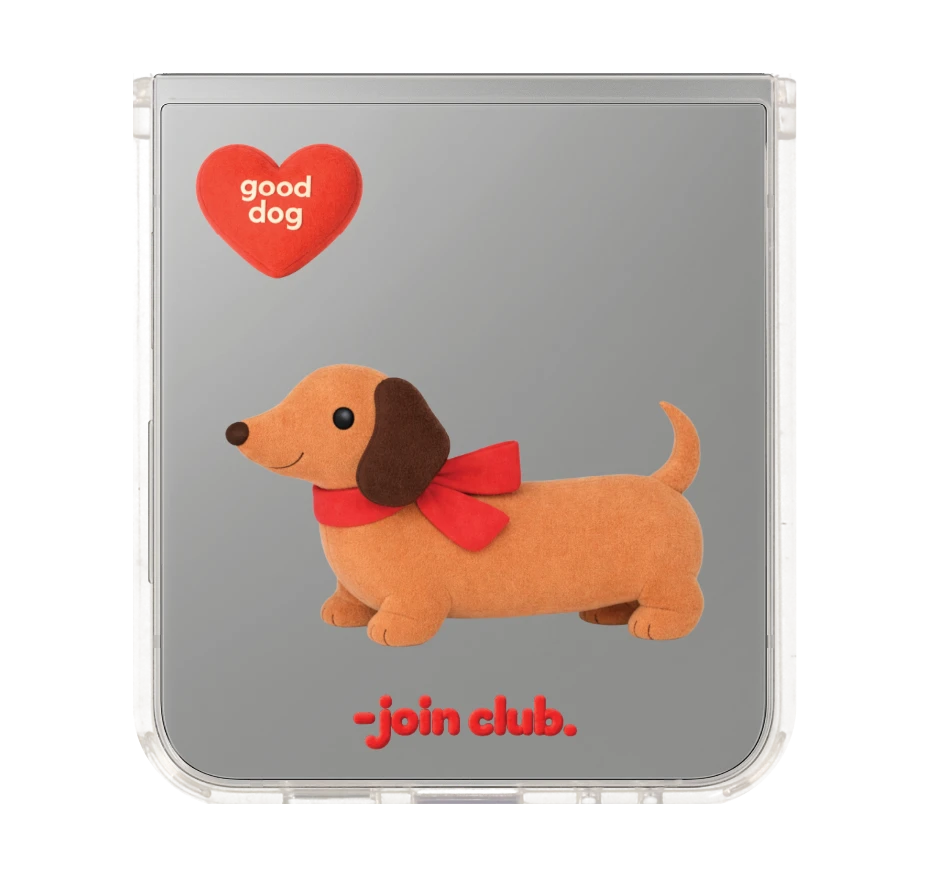 join the club heartful dachshund