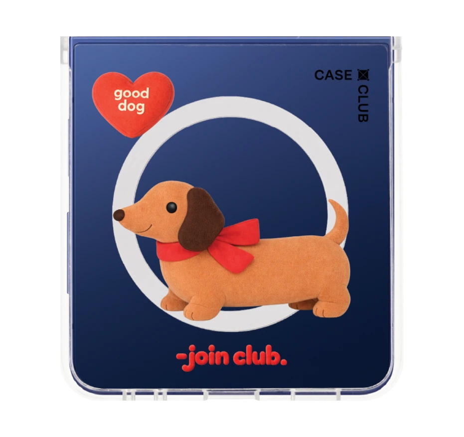 join the club heartful dachshund