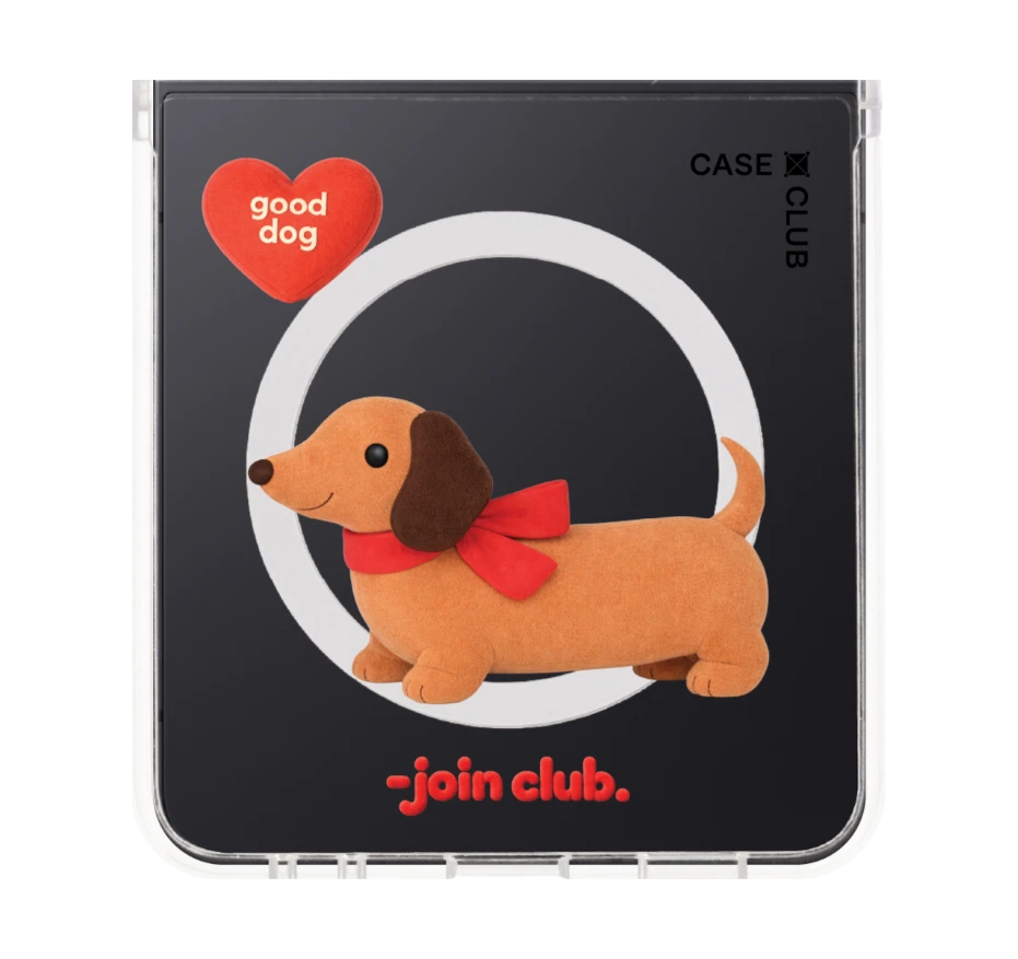join the club heartful dachshund