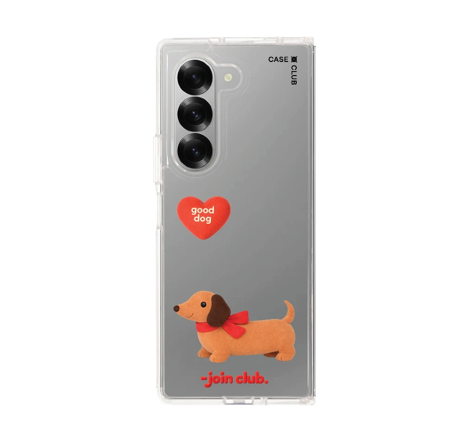 join the club heartful dachshund