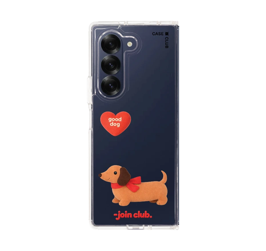 join the club heartful dachshund