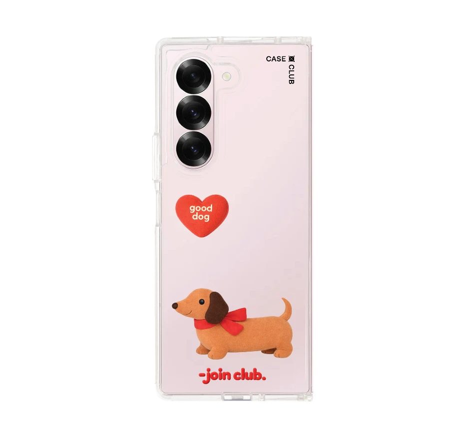 join the club heartful dachshund