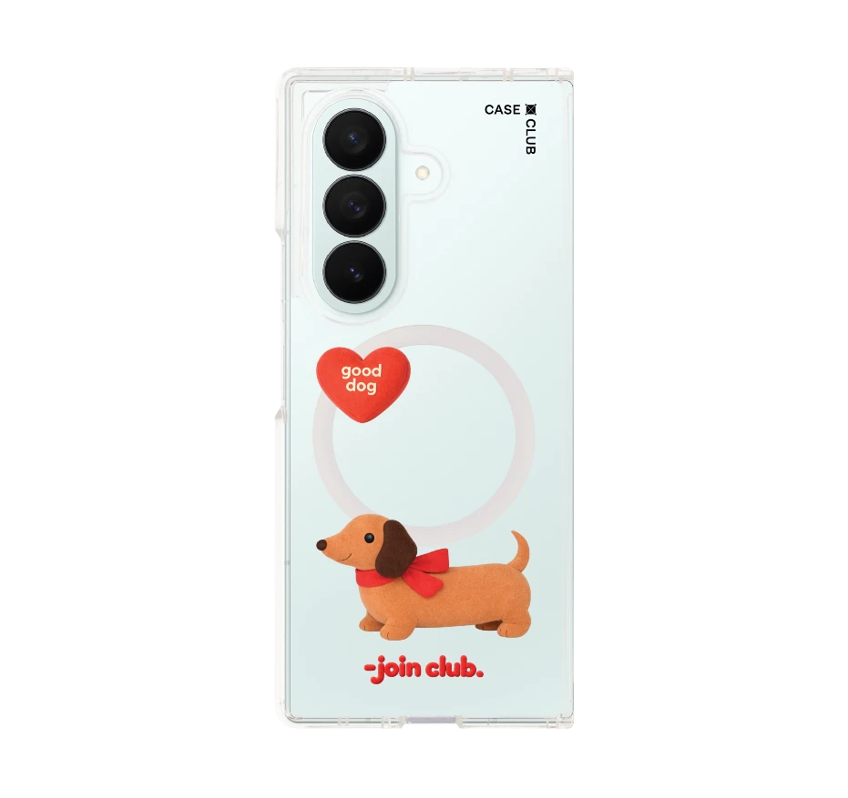 join the club heartful dachshund