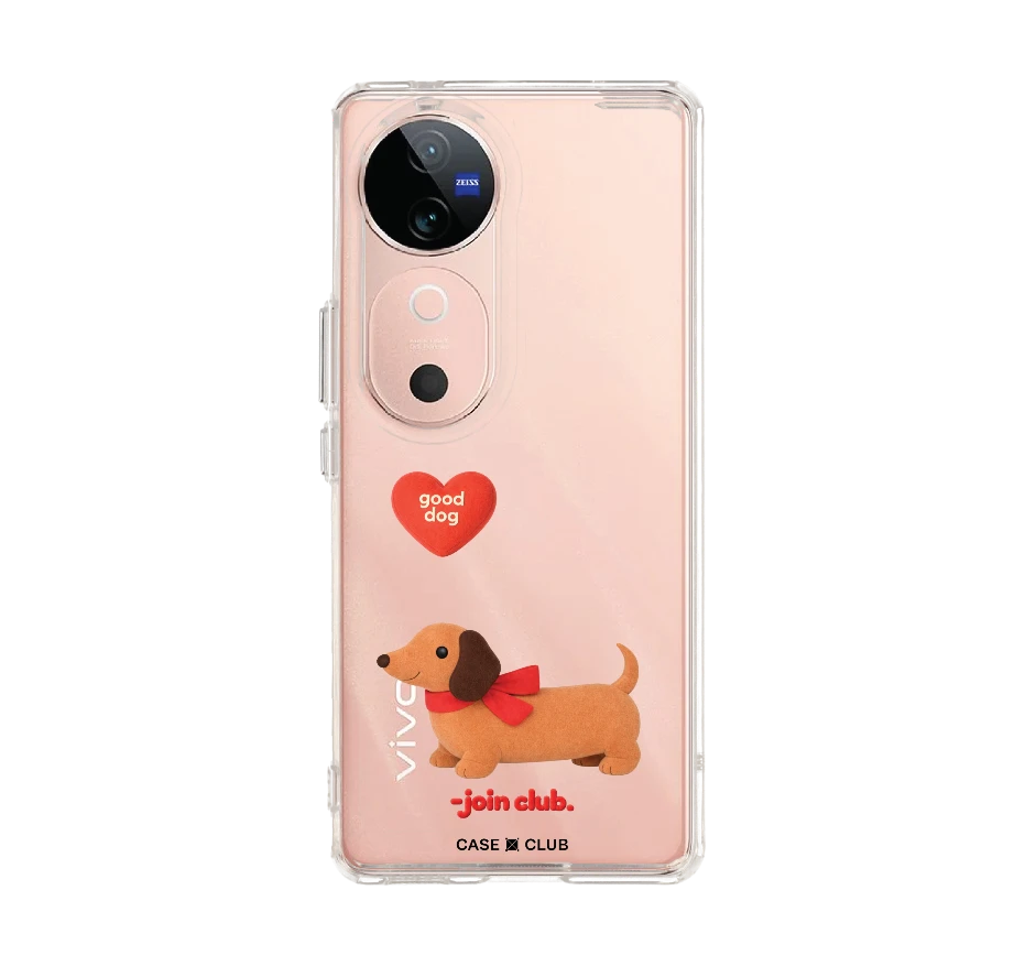 join the club heartful dachshund