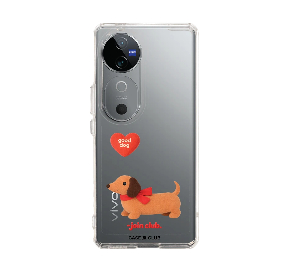 join the club heartful dachshund